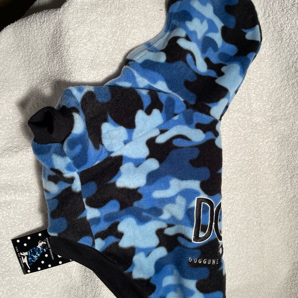 NEW Limited Edition DGG Dog Blue Camo Hoodie M - Picture 5 of 12